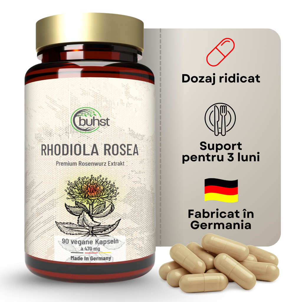 Rhodiola Rosea - 90 de capsule