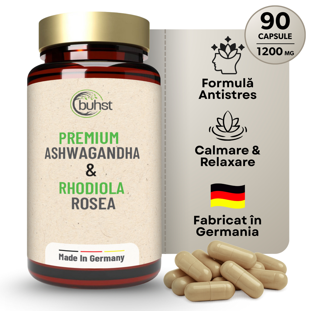 Ashwagandha si Rhodiola Rosea