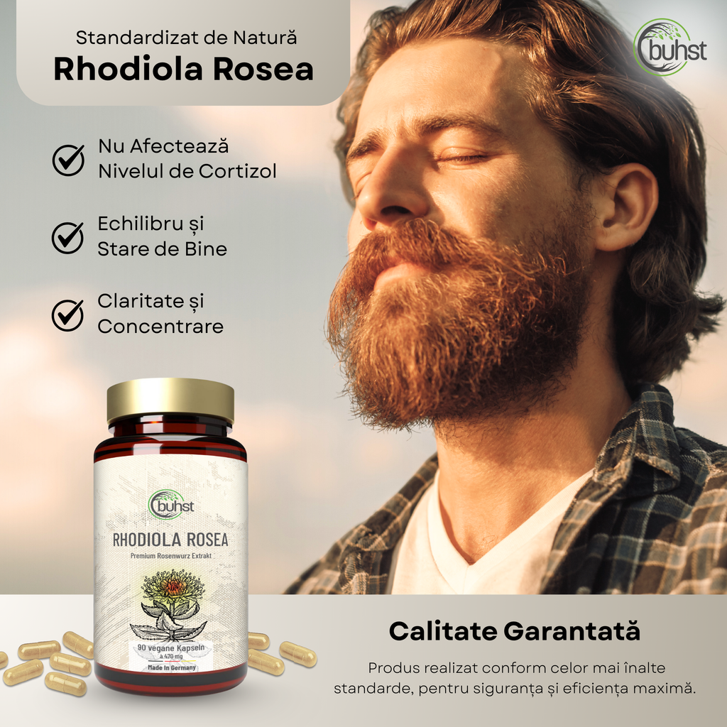Rhodiola Rosea - 90 de capsule