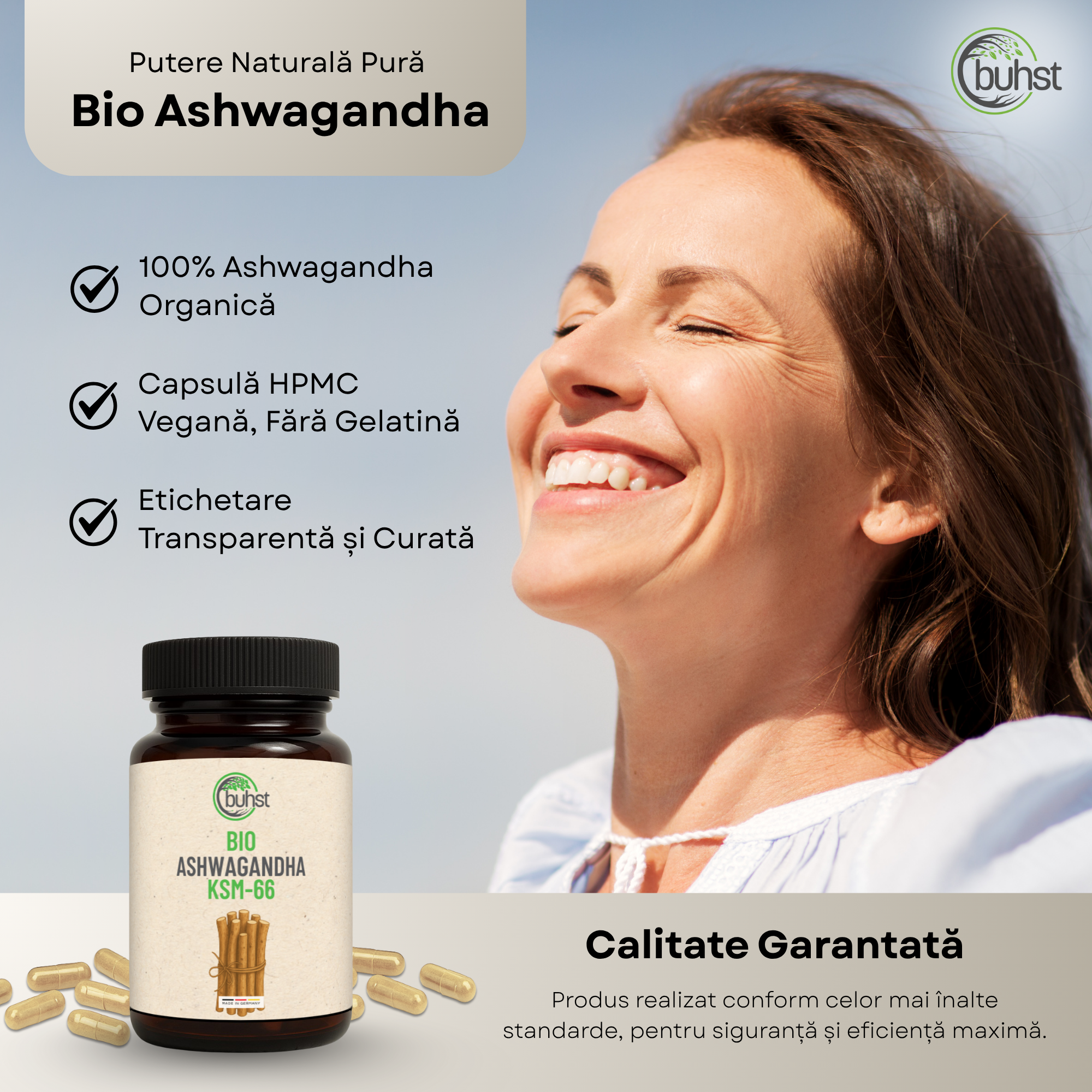 Ashwagandha KSM-66 BIO 120 capsule BUHST
