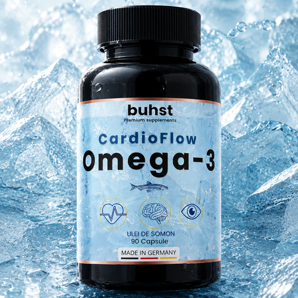 buhst Omega 3 cu EPA & DHA 2000mg | 90 Capsule (Dozaj Inalt) | Made in Germany